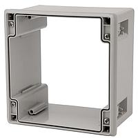 BOPLA 19001900 Enclosures ENCLOSURE, COMBICARD, 133.4 X 138 X 87.5MM, BASIC ELEMENT, POLYCARB, LT GRAY, BC 1000 NG