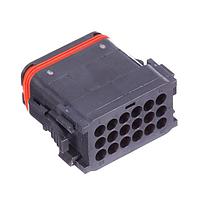 DEUTSCH - TE Connectivity DT16-18SB-EK02 18-Way DT PLUG ASM NO QUAL