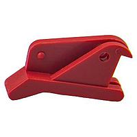 BIVAR LP-06-1RD Circuit Board Hardware - PCB PCB Ejector, .062 in. (1.57mm) PCB Width, Nylon 94V-0, Red