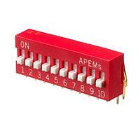 APEM NDA10TV DIP Switches DIP SWITCH DA RIGHT ANGLE