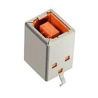 Kycon KUSBVXHT-BS1N-O30-HRF USB Type B Connectors USB-Type B Vert T-H G-30u High Reten F