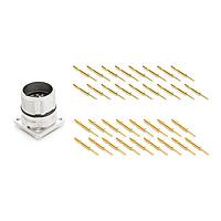 Amphenol SINE Systems MA1LAE1700-KIT Straight ReceptacleE CWmale 17pos