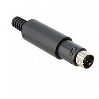 Adam Tech MDP-003 Plugs CONN PLUG MALE MINI DIN 3P SILV