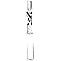 Raychem - TE Connectivity 2021D0309-0 Twinaxial 120 OHM .50mm Cable PRICE PER FT