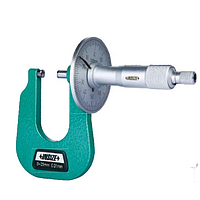 INSIZE 3263-25A Sheet Metal Micrometer (0-25mm/0.01mm/SR5)