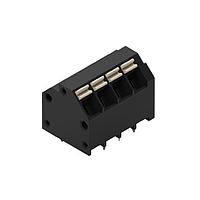 Wurth Elektronik 691809320304 Fixed Terminal Blocks WR-TBL 3.81mm pitch Modular THR Black 45 deg Dual Pin cable entry Screwless Push In 4P