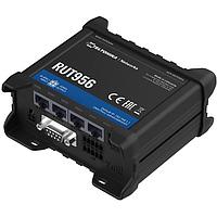 Teltonika RUT956100000 Routers  4G/3G/2G/LTE CAT4, Cellular Router, Dual SIM, WiFi 2.4 Ghz, 4 x Ethernet, 10x I/Os, RS232, RS485, GNSS (GPS), USB. Regions: Europe, the Middle East, Africa, Korea, Thailand. European power supply
