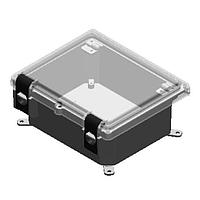 Serpac I342HL,TCBC Hinged Screw Cover POLY N4 HNGD LID-CLR 11.75 X 9.98 X 5.45"