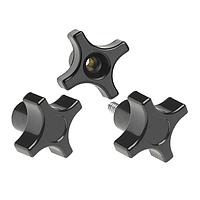 Davies Molding 2820BM Clamping Knob 38mm Diam. M6X1 Female Insert