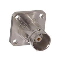 Radiall R142412000 Panel Receptacles BNC / SQUARE FLANGE JACK RECEPTACLE WITH SOLDER POT CONTACT