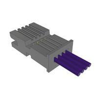 Samtec TFSST-04-28-H-10.00-S Rectangular Cable Assemblies .050" Tiger Eye Single Row Discrete Wire Cable Assembly, Teflon Fluoropolymer Wire, Terminal