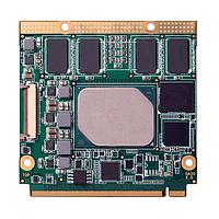 congatec conga-QA5/i-E3940-4G eMMC16 Computer-On-Modules - COM Qseven module with Intel Atom x5-E3940 quad core processor with 1.6GHz core frequency up to 1.8GHz, 2MB L2 cache, 4GB 1866MT/s DDR3L onboard memory and 16GB eMMC onboard flash. Industrial grade temperature range from -40 C to 85 C.