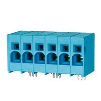 Same Sky (formerly CUI Devices) TBL008-1000-06BE Fixed Terminal Blocks Terminal block, screwless, 10.0, Horizontal, 6 poles, Blue