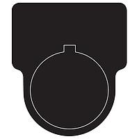 HellermannTyton 596-00415 Nameplate Label 1.75 X 1.75 250/RL