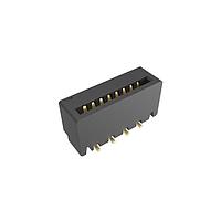 Amphenol FCI HFW8S-2STAE1HLF Connectors 1.00mm Flex Connector, HFW Straight series, 8 Position, Top Entry Surface Mount, Gold Plate, Non-ZIF, Halogen-free.