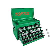 TOPTUL GCBZ186A 186PCS Professional Mechanical Tool Set W/9-Drawer Tool Chest