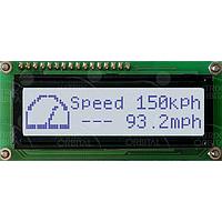 Matrix Orbital LK162-12-GW-V - 16x2 L. Blu Txt G/Wht B/G Ext. Volt