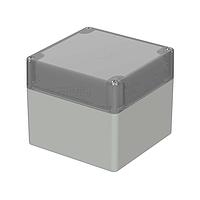 BOPLA 02228100 Enclosures for Industrial Automation ENCLOSURE, EUROMAS PC, 122 X 120 X 105MM, CLEA, LID, POLYCARBONATE, RAL 7035 BASE, M 228 G