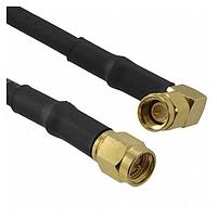 Amphenol RF 135103-04-24.00 RF Cable Assemblies SMA R/A Plug to St Plug RG-58/U 24in