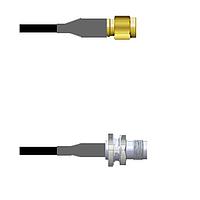 Amphenol Custom Cable Q-3E04M000D072i RF Cable Assemblies SMA-SP/TNC-SJB LMR19 72I