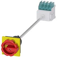 SIEMENS 3LD20130TK53 Rotary DISC SW 16A DOOR ROT HDL 4HOLE R/Y 3P