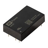 XP Power JMR2048D12 Isolated 20W PCB DIP24 18-75VDC input 4:1 medical DC-DC converter, dual output 12VDC 833mA