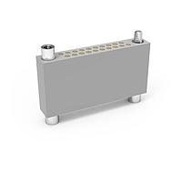 AirBorn RM242-020-581-0256 Connectors 2 row crimp removable cable connector, receptacle, w/out mounting ears