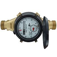 Dwyer WRBT-A-C-05-10 Multi-Jet Water Meter, Removable Bottom, ECO BRASS® - Accurate Totalization (NPT Male, 1 in, 10 gal/pulse)