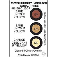 SCS 51015HIC125-CF Labels HUMIDITY INDICATOR CARD, COBALT-FREE, 5-10-15%,  125/CAN