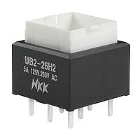 NKK Switches UB226SKW036F Pushbutton Switches SWITCH PUSHBUTTON
