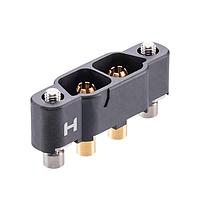 Harwin KA1-MV20205M2 Connectors 2 Pos. Male SIL Vertical Throughboard Conn. Reverse Fix- 3mm PCB