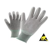 Bosch Static BSC-G05 Esd Grey Carbon Nylon Palm Fit Gloves
