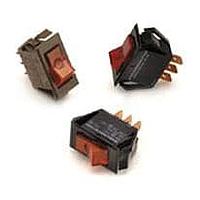 Carling Technologies LTA201-TR-B/250N Rocker Switches RED 250 V NEON LAMP