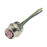 HARTING 21033386405 Circular Metric Connectors M12-B 4PIN FML STRT SNGL END 0.5M RECEPT