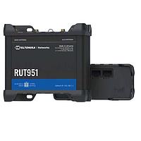 Teltonika RUT951600500 Routers  4G/3G/2G/LTE CAT4, Cellular Router, Dual SIM, WiFi 2.4 Ghz, 4 x Ethernet, Digital & Analogue I/O. Regions: South America, Australia, New Zealand, Taiwan. Universal power supply unit.