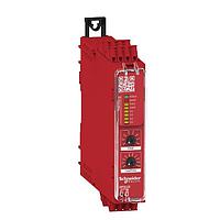 SCHNEIDER XPSUS12AC Safety Controllers Safety module, Harmony Safety Automation, Cat.4, features 2*XPSUAF + enabling movement, 24v AC/DC, spring