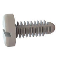 Essentra Components 27SC2520P062 Push-In Barbed Fastener, Slotted Pan, .625 Length