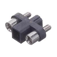 Amphenol Socapex MHDAS2M004AE01 Connectors Micro HDAS 4 male crimp contacts AWG 244 position pin 1.27 mm 2 row straight