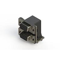 EDAC 662-009-364-041 Dual Port D-Sub Connectors Right-angle Dual Port D-Sub Connector