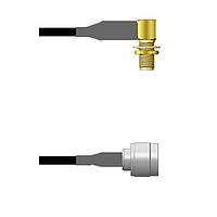 Amphenol Custom Cable Q-2R02N0008018i RF Cable Assemblies SMA-RJB/N-SP RG58 18I