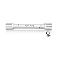 TOPTUL AEBE2426 Double end socket wrench (24x26mm, L=190mm)