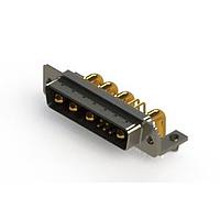 EDAC 629-9W4-240-4NB Mixed Contact D-Sub Connectors Right-angle Power Combo D-Sub Connector