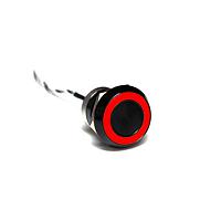 Bulgin MC22MCBRD Sealed 22mm NormClsdAl Blk Anodised Red LED