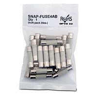 Opto 22 SNAP-FUSE4AB Ceramic Fuses SNAP 4-Amp Fuse, 25 Pack