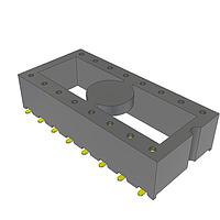 Samtec ICF-316-T-O-TR Open Frame .100" Surface Mount Screw Machine DIP Socket