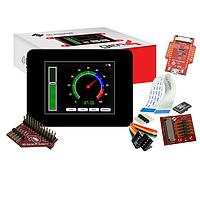 4D Systems SK-gen4-32D-CLB-PI Display Development Tools Starter Kit for gen4-uLCD-32D-CLB-PI with 4D Serial Pi Adaptor, 4D-UPA , 4GB Industrial microSD Card, 150 mm FFC Cable, 5-way female-to-female ribbon cable with male-to-male adaptor