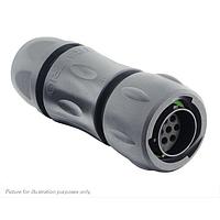 Eaton Souriau-Sunbank UTSX6JC1210PY Plugs Plug, with cable gland backshell, for 10 male contacts, IP68/69K, keying Y