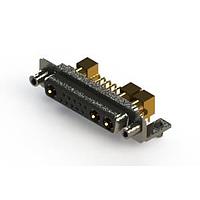 EDAC 630-13W3640-5T5 Mixed Contact D-Sub Connectors Right-angle Power Combo D-Sub Connector