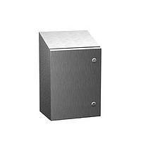 Hammond Manufacturing ST161208SS Sloped N4X Eclipse Slope Top Encl. - 16 x 12 x 8 - 304 SS