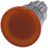 SIEMENS A6X30139814 Mushroom ILLUM. MUSHROOM PUSHBUTTON. 40MM. AMBER